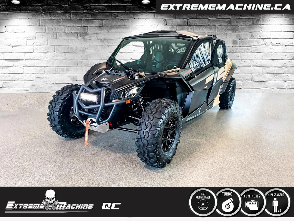 Can-am Maverick Max 1000 X3 Ds Turbo Rr Dps Seulement 2593km - Bcp D'accessoires!!! 2023 alt