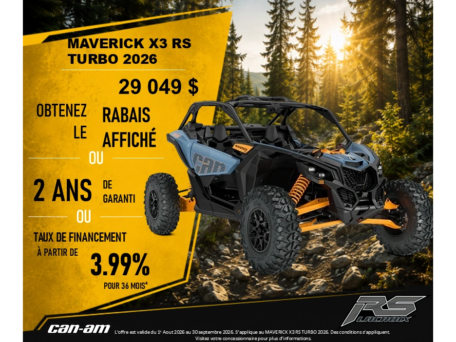 Can-am Maverick X3 Rs Turbo 2026 alt