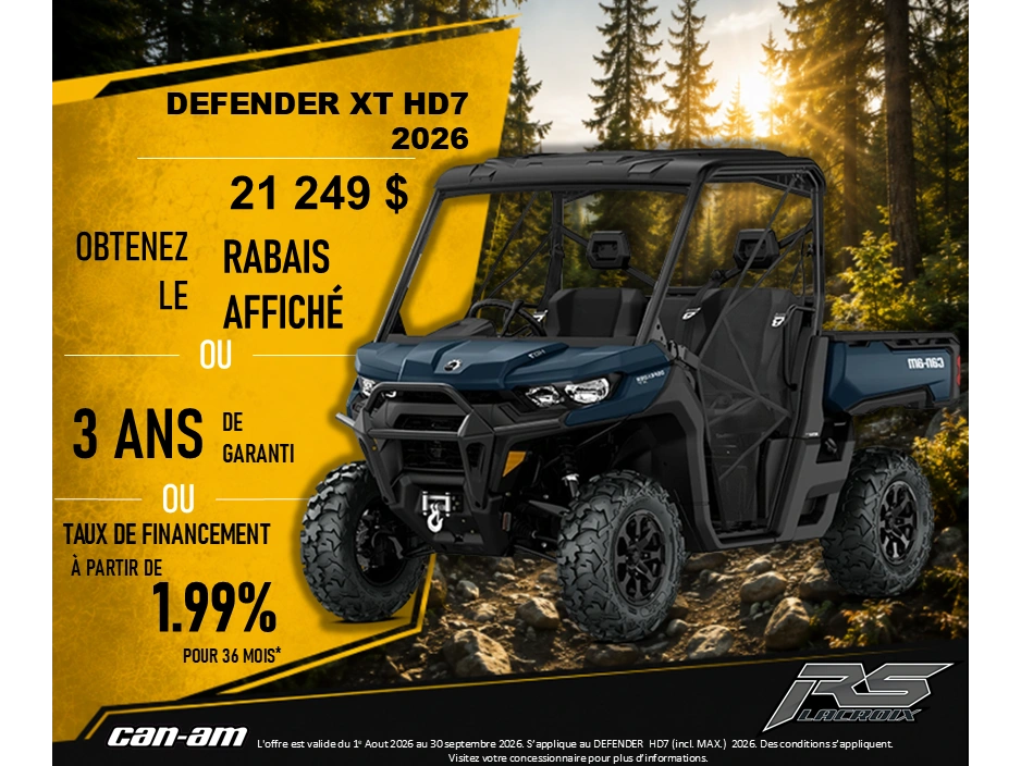 Can-am Defender Xt Hd7 2026 alt