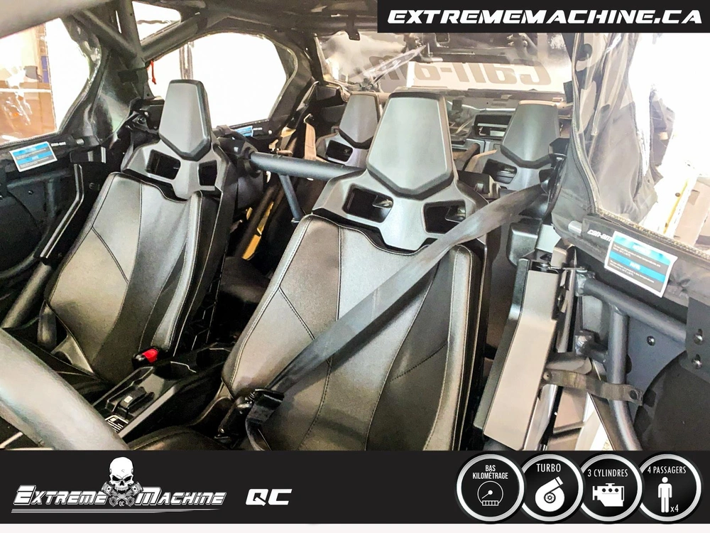 Can-am Maverick Max 1000 X3 Ds Turbo Rr Dps Seulement 2593km - Bcp D'accessoires!!! 2023 alt