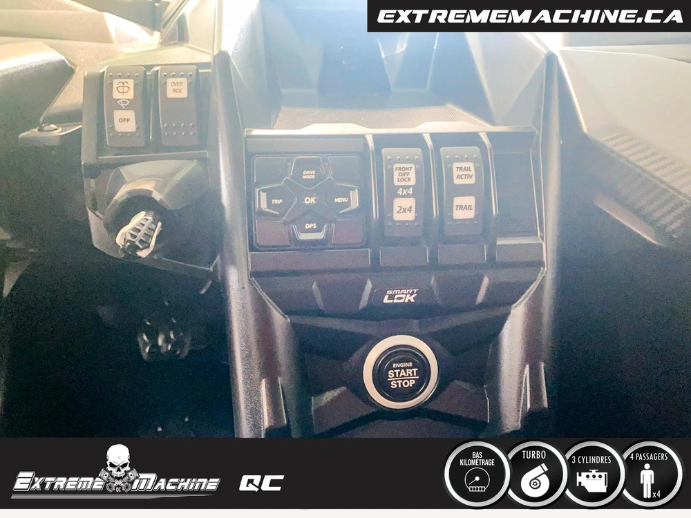 Can-am Maverick Max 1000 X3 Ds Turbo Rr Dps Seulement 2593km - Bcp D'accessoires!!! 2023 alt