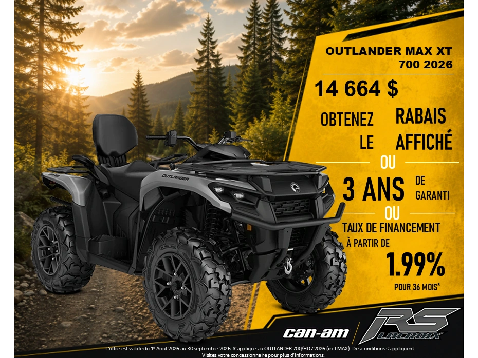 Can-am Outlander Max Xt 700 2026 alt