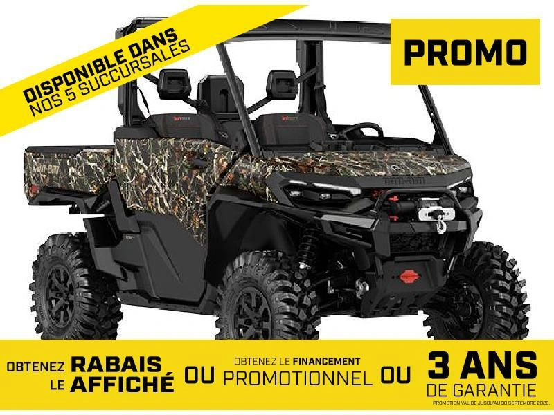 2026 Can-am Defender X Mr Hd11 With Half Doors alt