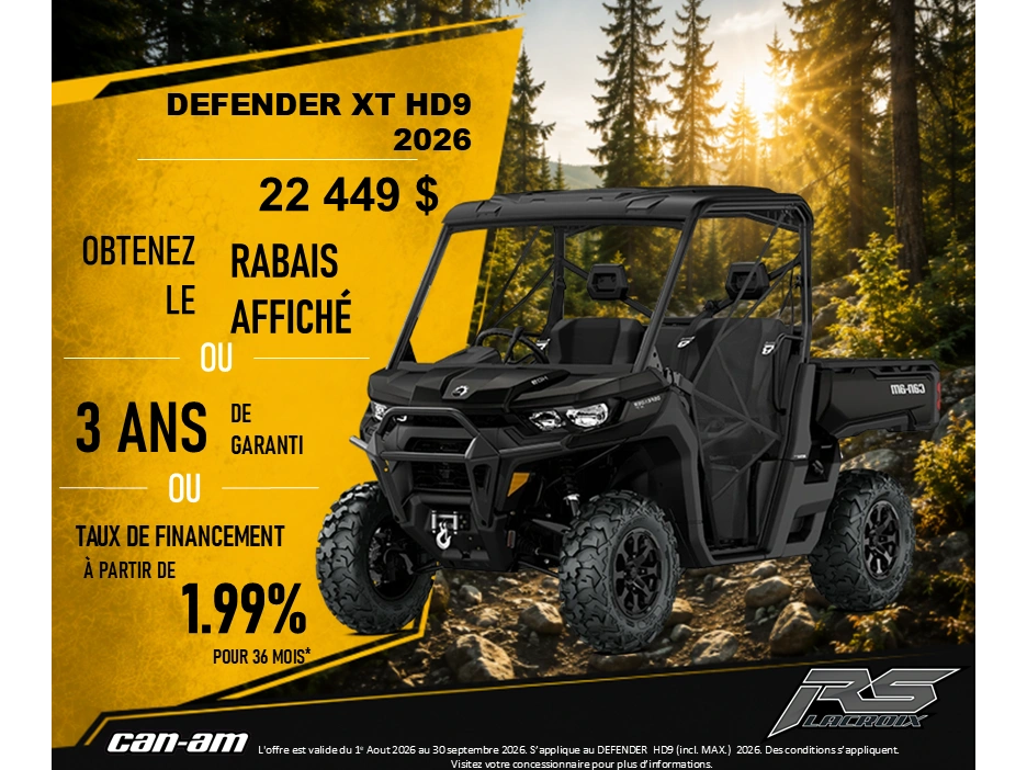 Can-am Defender Xt Hd9 2026 alt