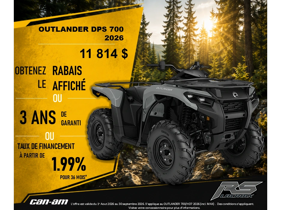 Can-am Outlander Dps 700 2026 alt