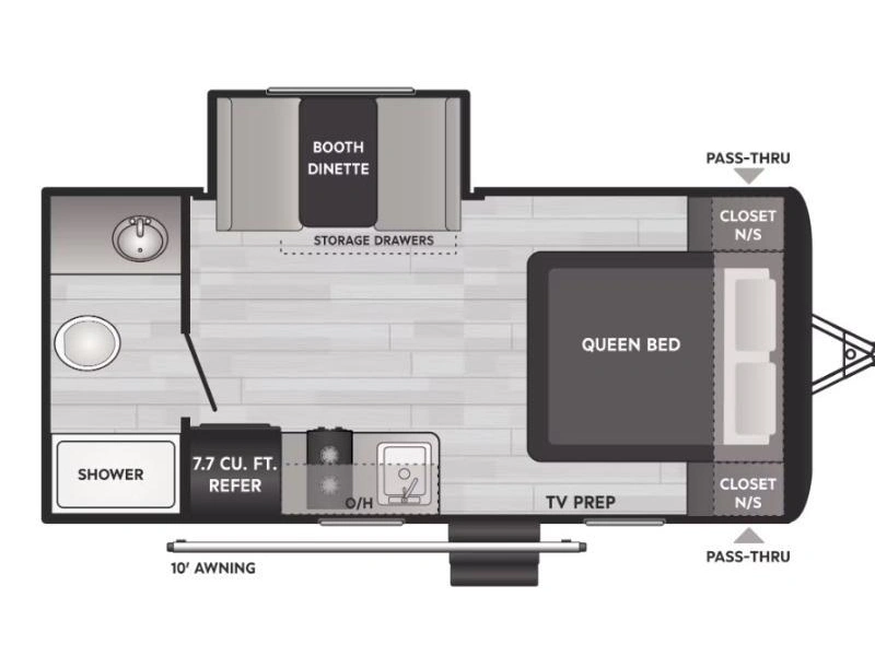 Keystone Rv Hideout 179rb 2024 alt