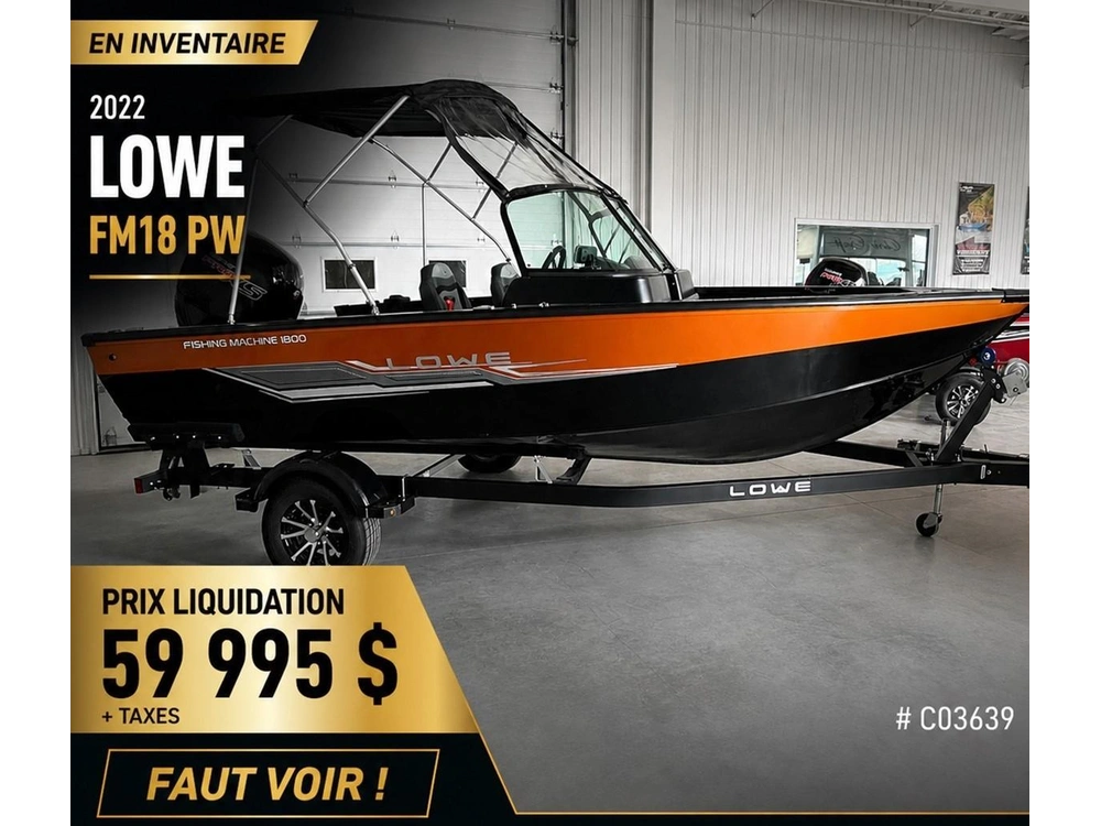 Lowe Boats Fm18 Wt 2022 alt