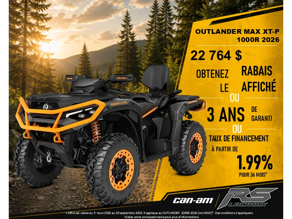 Can-am Outlander Max Xt-p 1000r 2026 alt