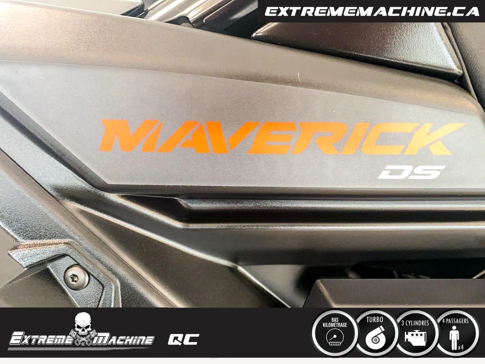 Can-am Maverick Max 1000 X3 Ds Turbo Rr Dps Seulement 2593km - Bcp D'accessoires!!! 2023 alt