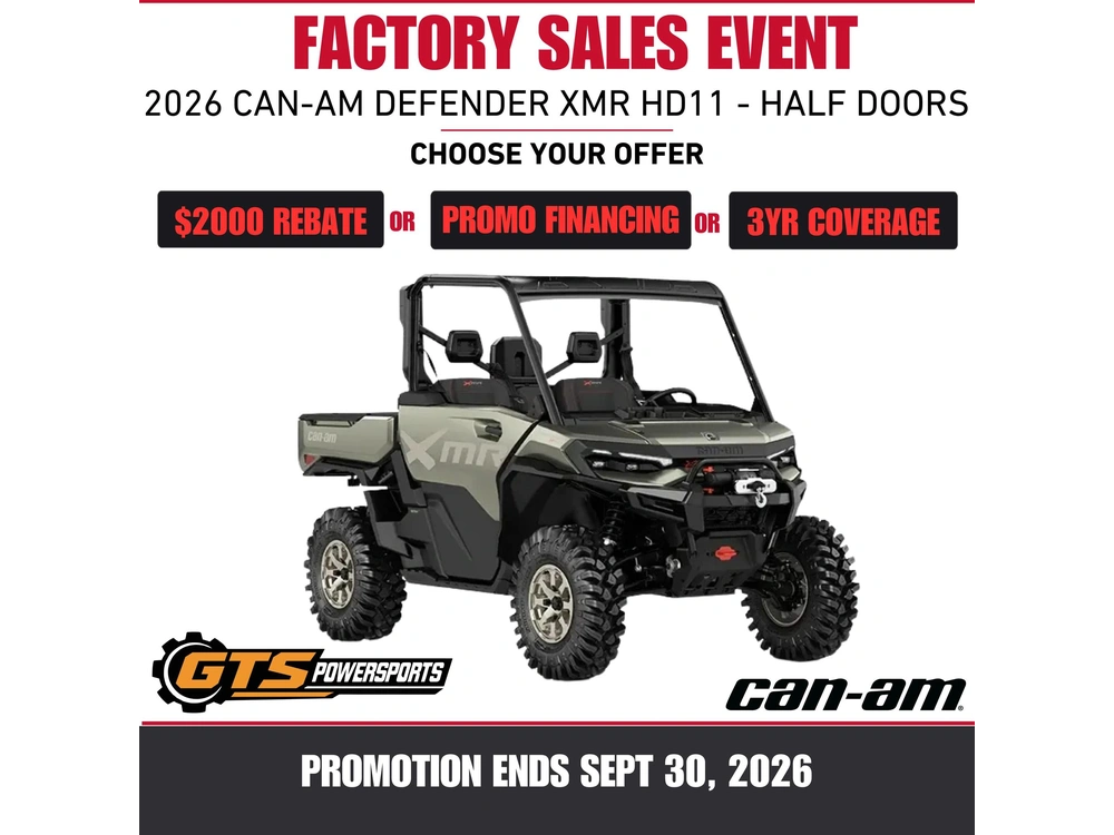 2026 Can-am 8yta Defender X Mr Hd11 With Half Doors alt