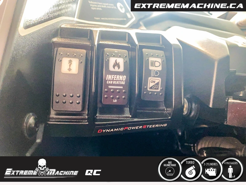 Can-am Maverick Max 1000 X3 Ds Turbo Rr Dps Seulement 2593km - Bcp D'accessoires!!! 2023 alt
