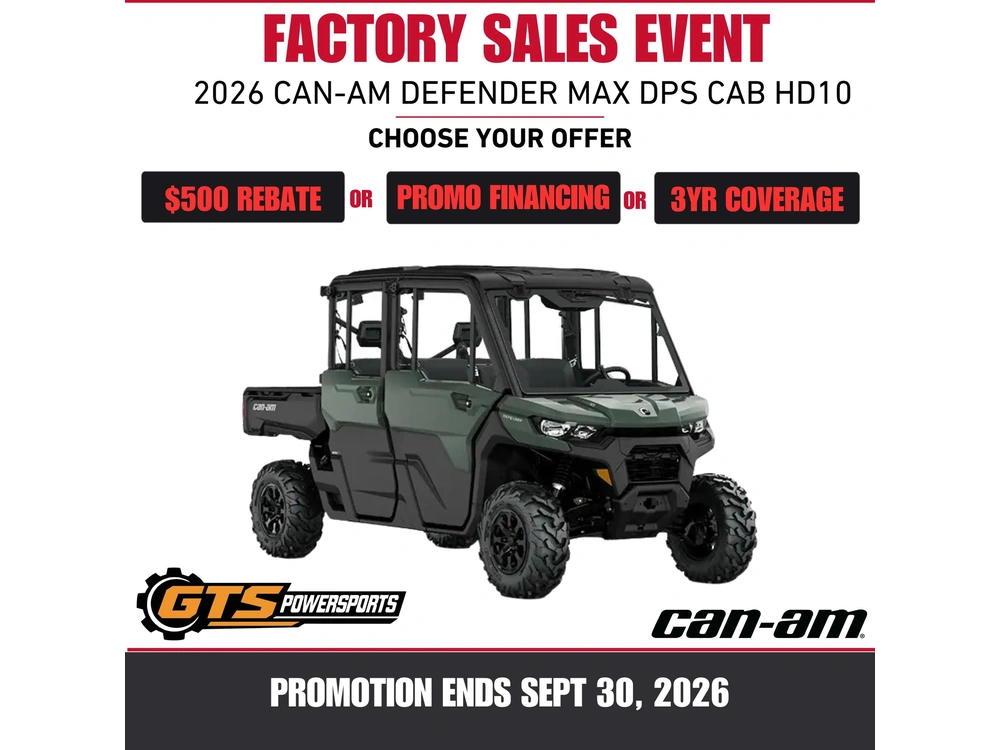 2026 Can-am 8ate Defender Max Dpscab 65 Hd10 Gn 26 alt