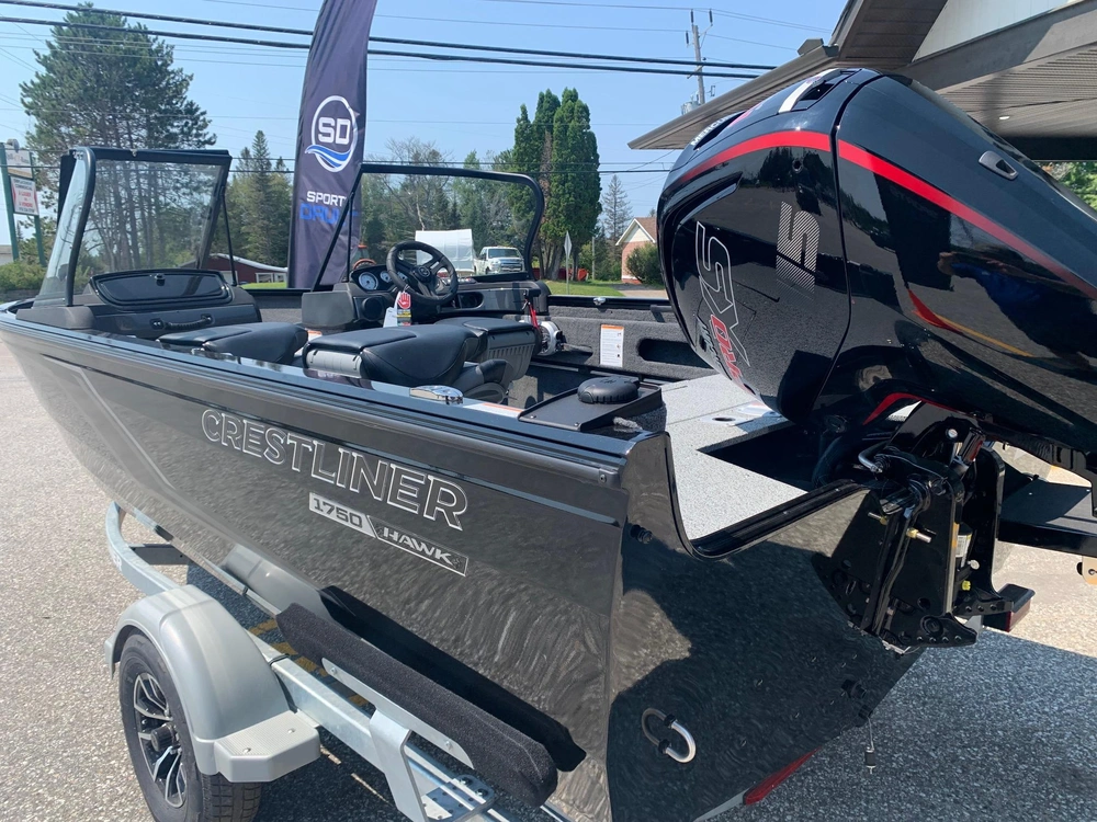 2027 Crestliner 1750 Hawk Wt Jumpseat 115 Pro Xs4 alt