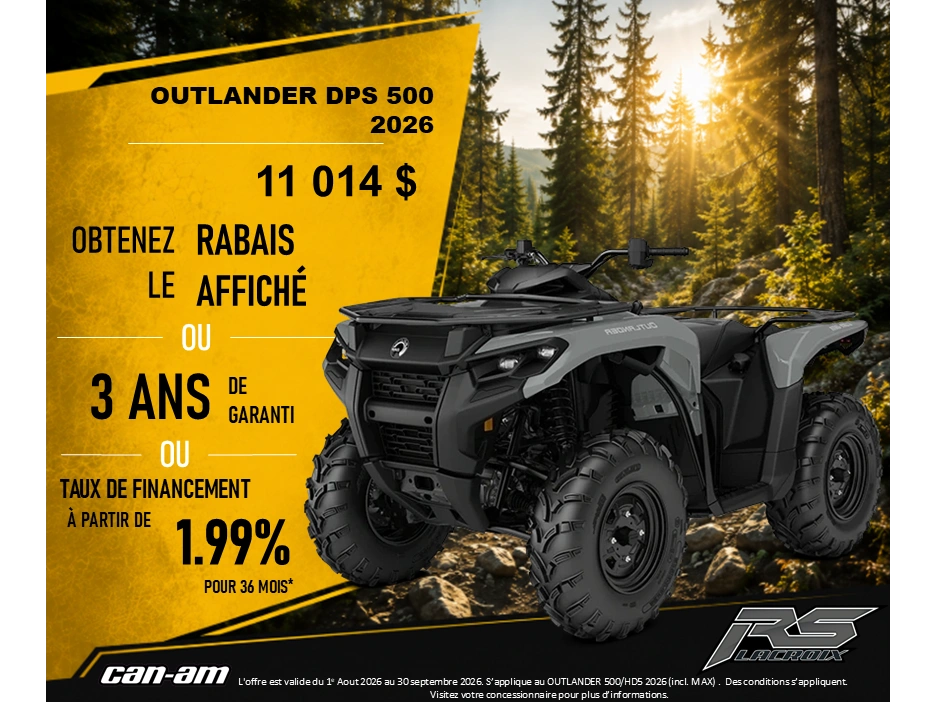 Can-am Outlander Dps 500 2026 alt