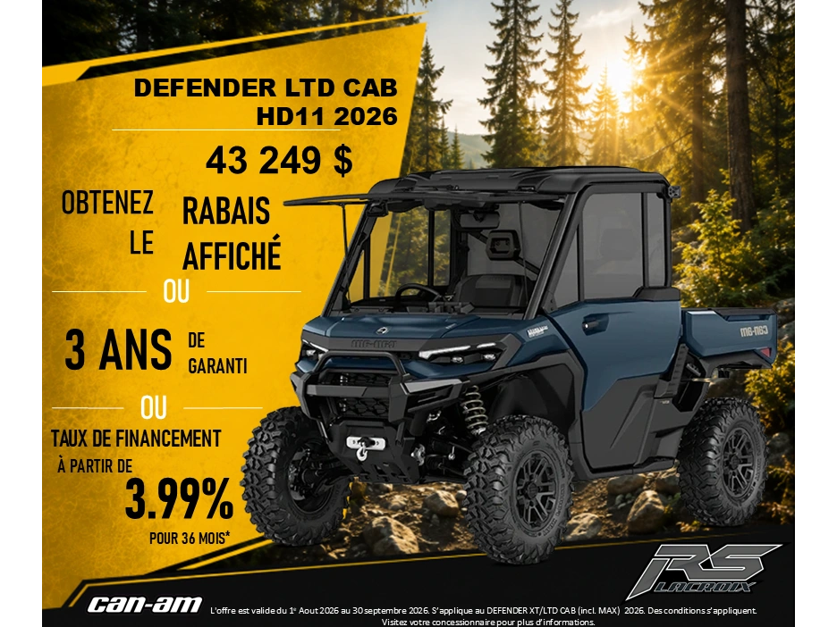 Can-am Defender Limited Cab Hd11 2026 alt