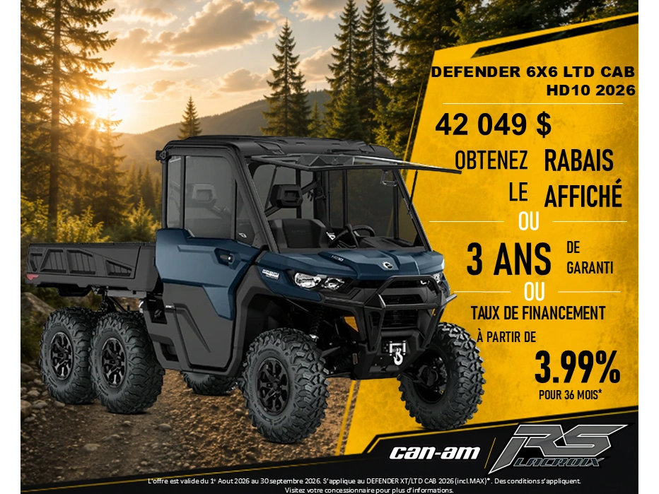Can-am Defender 6x6 Limited Cab Hd10 2026 alt