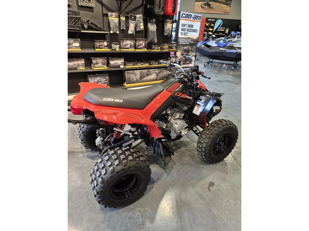 2026 Can-am Ds 250 Black & Can-am Red alt