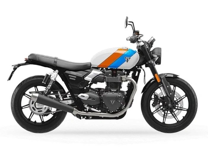 2026 Triumph Speed Twin 900 Pure White / Maui Blue / Tangerine Orange alt
