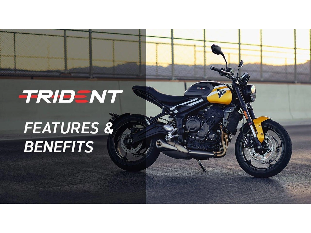 2026 Triumph Trident 660 Cosmic Yellow / Sapphire Black alt