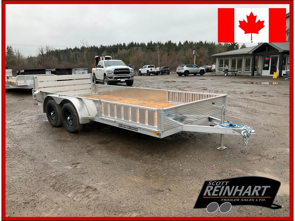 2026 Stronghaul 82x16 3.5 Ton All Aluminum Landscape Trailer alt