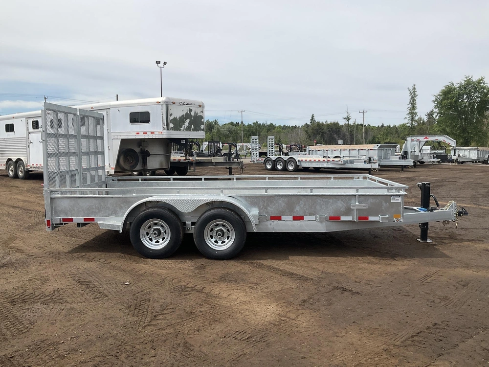 2026 Canada Trailers 82x16 5 Ton Galvanized Landscape Trailer alt