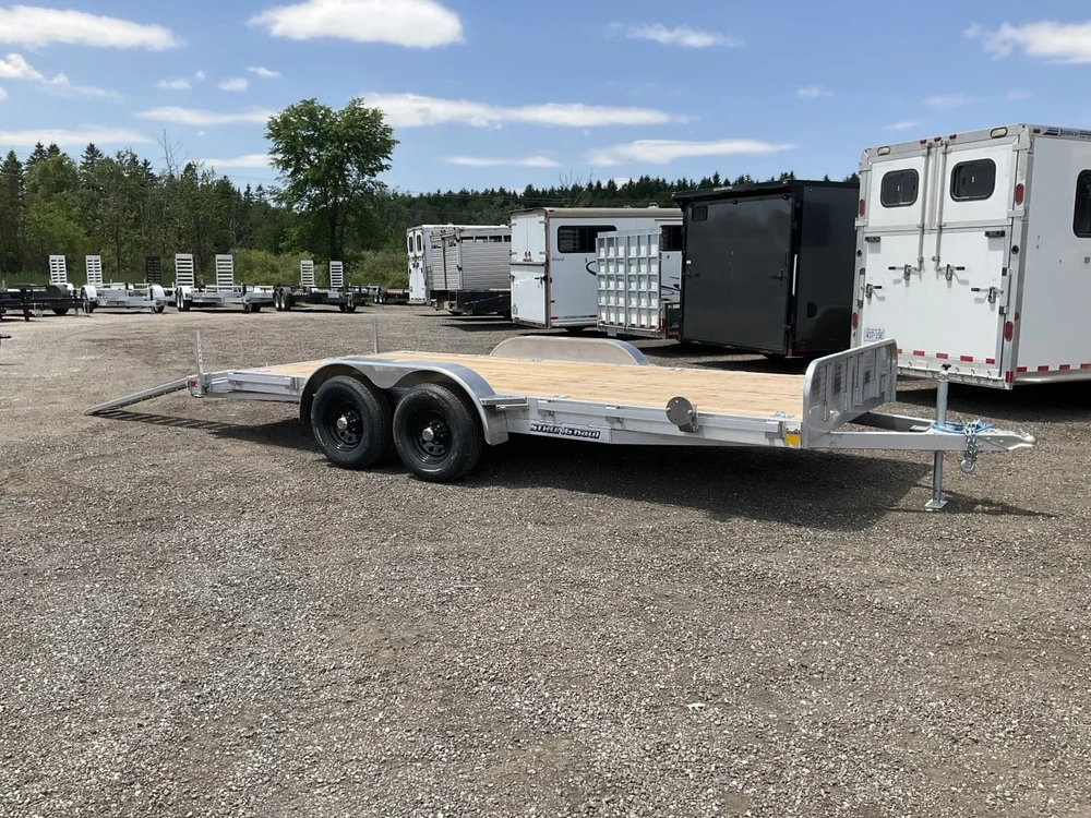 2026 Stronghaul 82x18 5 Ton All Aluminum Car Hauler alt