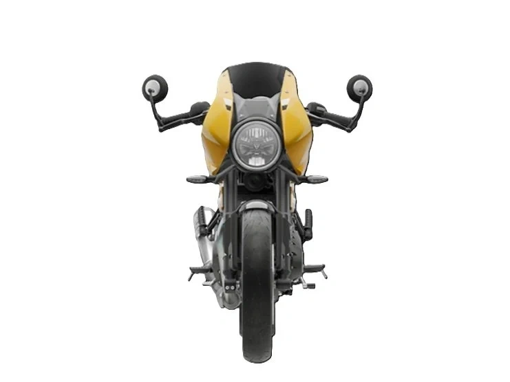 2026 Triumph Thruxton 400 Metallic Racing Yellow / Aluminium Silver alt
