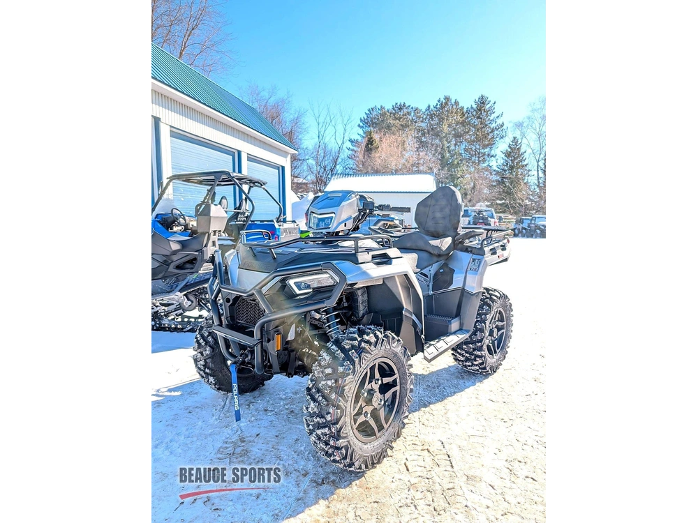 2026 Polaris Sportsman Touring 570 Ultimate Turbo Silver Vtt 2 Places Confort Passager Balade Sentier Chasse Bois Direction Assistée Pleinement Équipé Duo Familial Outlander Max Kodiak Trv alt