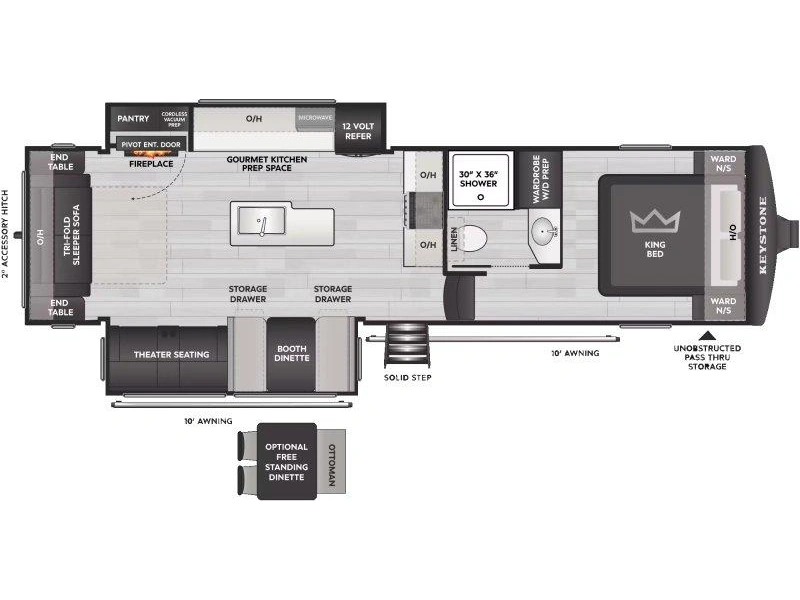 Keystone Rv Cougar 28rli 2027 alt