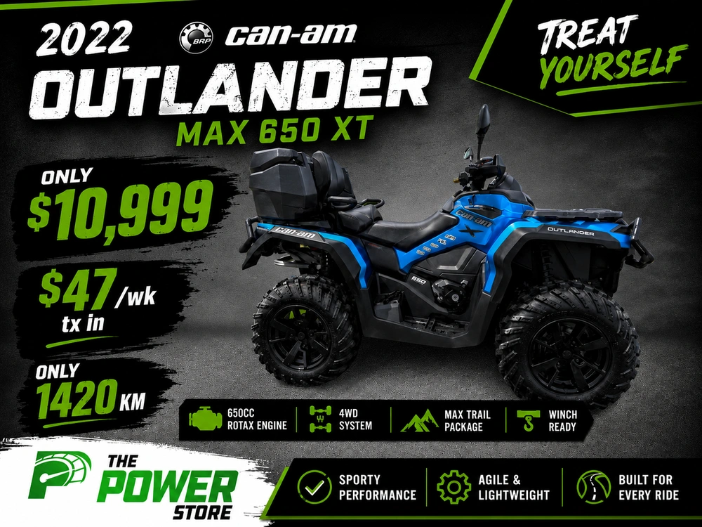 2022 Can-am Outlander Max Xt 650 alt