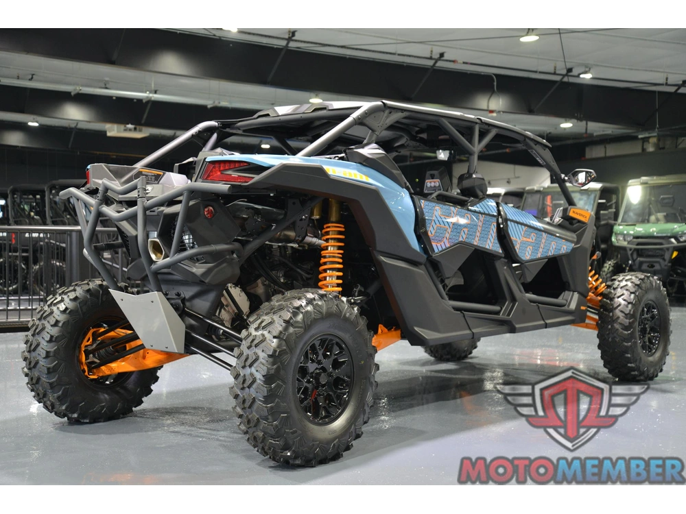 2026 Can-am Maverick X3 Max Rs Turbo Rr Scandi Blue & Orange Crush alt