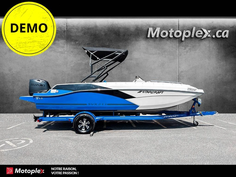 2023 Starcraft Svx 211 Ob 140hp Deck Boat Bateau Ponté Démo alt