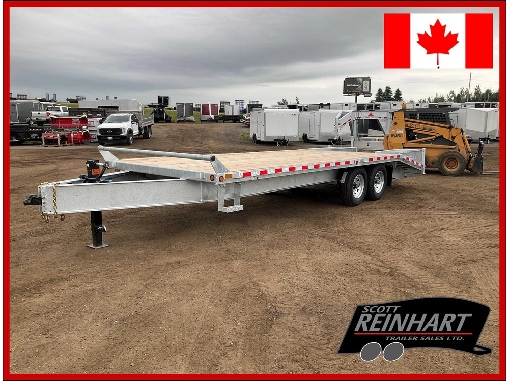 2027 Canada Trailers 8.5x22 7 Ton Galvanized Deckover Equipment Trailer alt