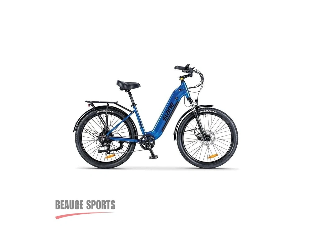 2026 Slane Jasper Cruiser Bleu 🔋 Vélo Électrique 500w Polyvalent 🟢 alt
