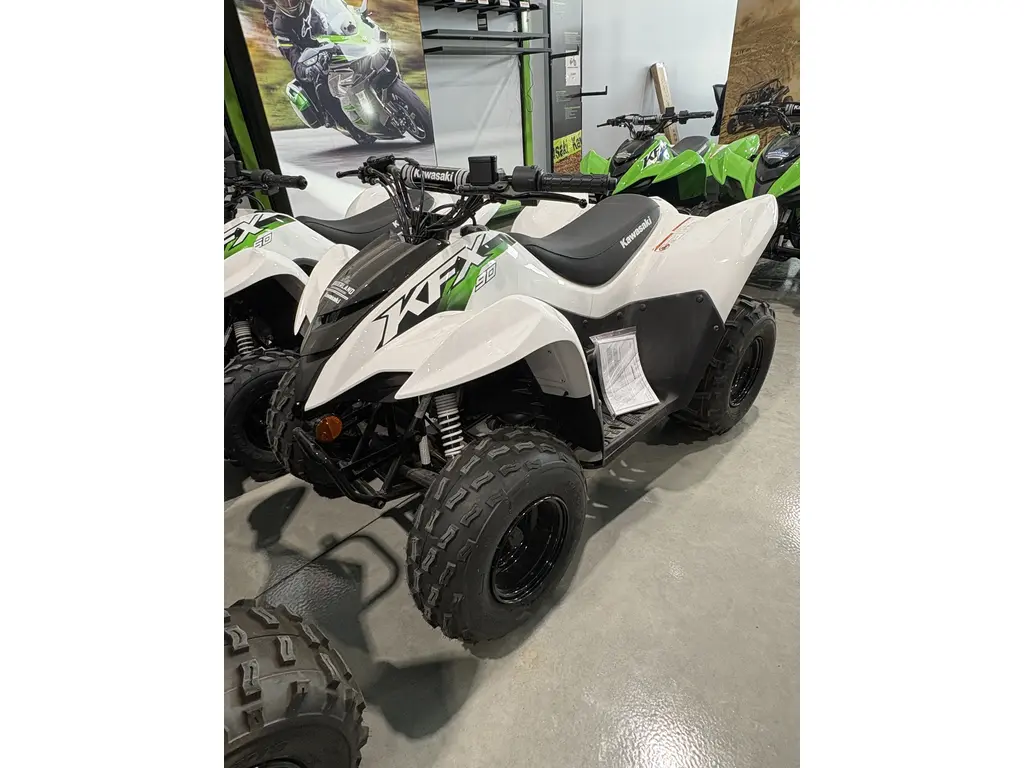 2026 Kawasaki KFX® 90 WHITE 