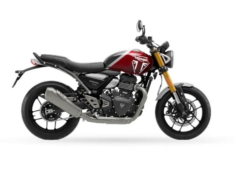 2026 Triumph Speed 400 Lava Red Gloss / Storm Grey alt