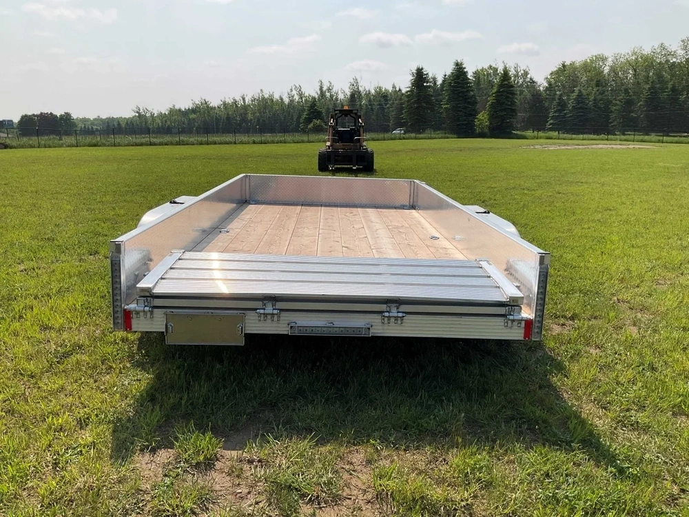 2026 Stronghaul 82x14 All Aluminum 3.5 Ton Landscape Trailer alt