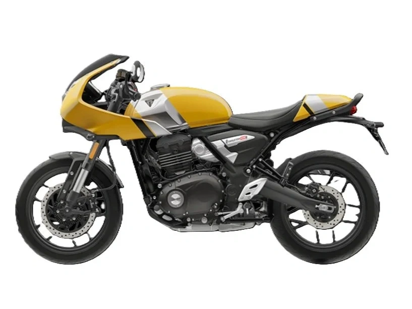 2026 Triumph Thruxton 400 Metallic Racing Yellow / Aluminium Silver alt