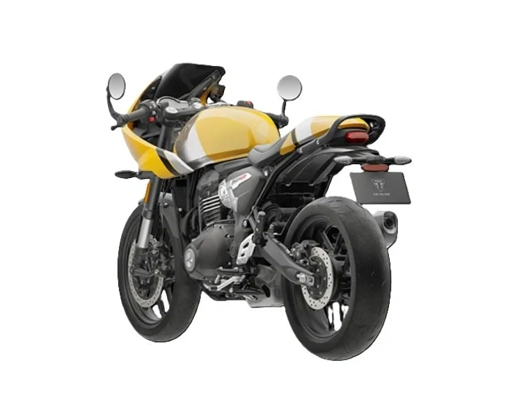 2026 Triumph Thruxton 400 Metallic Racing Yellow / Aluminium Silver alt