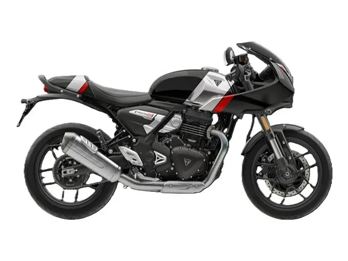 2026 Triumph Thruxton 400 Phantom Black / Aluminium Silver alt