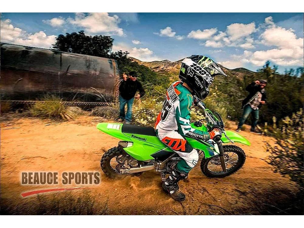 Kawasaki Klx140r Petites Roues 17 & 14pc Moto Hors-route Trail Débutant Petites Roues Démarreur Électrique Enfant Jeune Première Moto Apprentissage Embrayage Crf125 Tt-r Dr-z 2027 alt