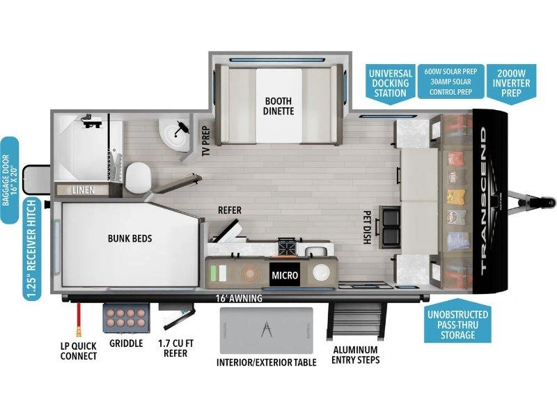 Grand Design Transcend 161bh 2026 alt