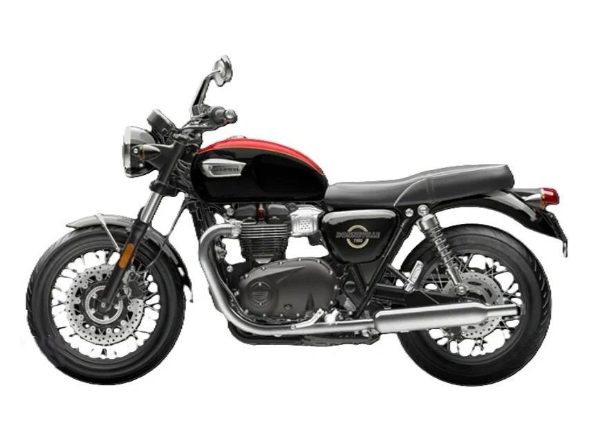 2026 Triumph Bonneville T100 Jet Black / Diablo Red alt