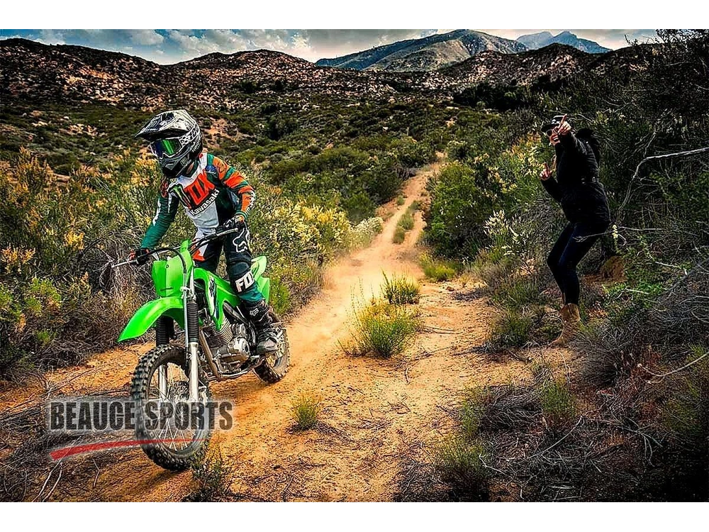 Kawasaki Klx140r Petites Roues 17 & 14pc Moto Hors-route Trail Débutant Petites Roues Démarreur Électrique Enfant Jeune Première Moto Apprentissage Embrayage Crf125 Tt-r Dr-z 2027 alt