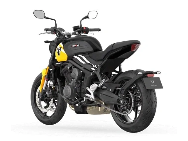 2026 Triumph Trident 660 Cosmic Yellow / Sapphire Black alt