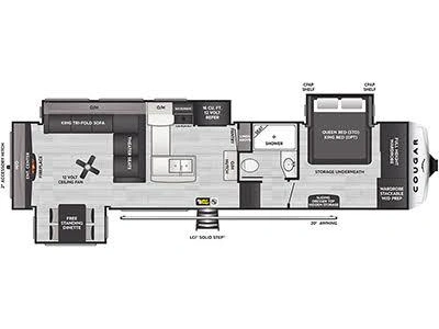 Keystone Rv Cougar 320rds 2024 alt
