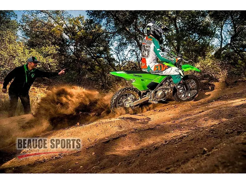 Kawasaki KLX140R PETITES ROUES 17 & 14PC Moto Hors-Route Trail Débutant Petites Roues Démarreur Électrique Enfant Jeune Première Moto Apprentissage Embrayage CRF125 TT-R DR-Z 2027