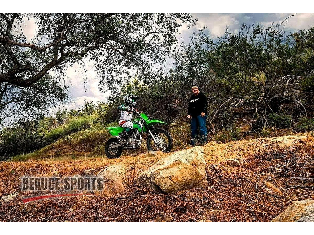 Kawasaki Klx140r Petites Roues 17 & 14pc Moto Hors-route Trail Débutant Petites Roues Démarreur Électrique Enfant Jeune Première Moto Apprentissage Embrayage Crf125 Tt-r Dr-z 2027 alt