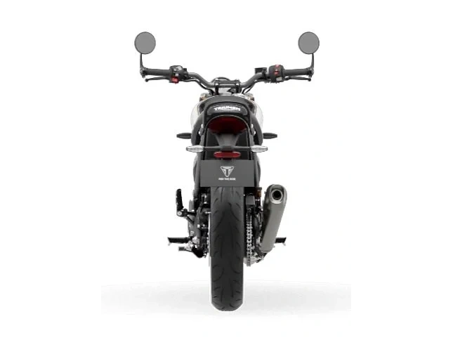 2026 Triumph Speed 400 Pearl Metallic White And Phantom Black alt