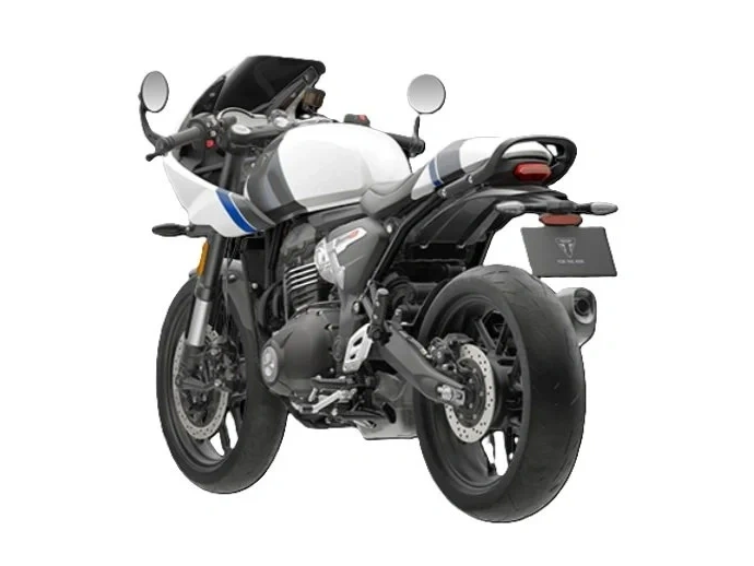 2026 Triumph Thruxton 400 Pearl Metallic White / Storm Grey alt